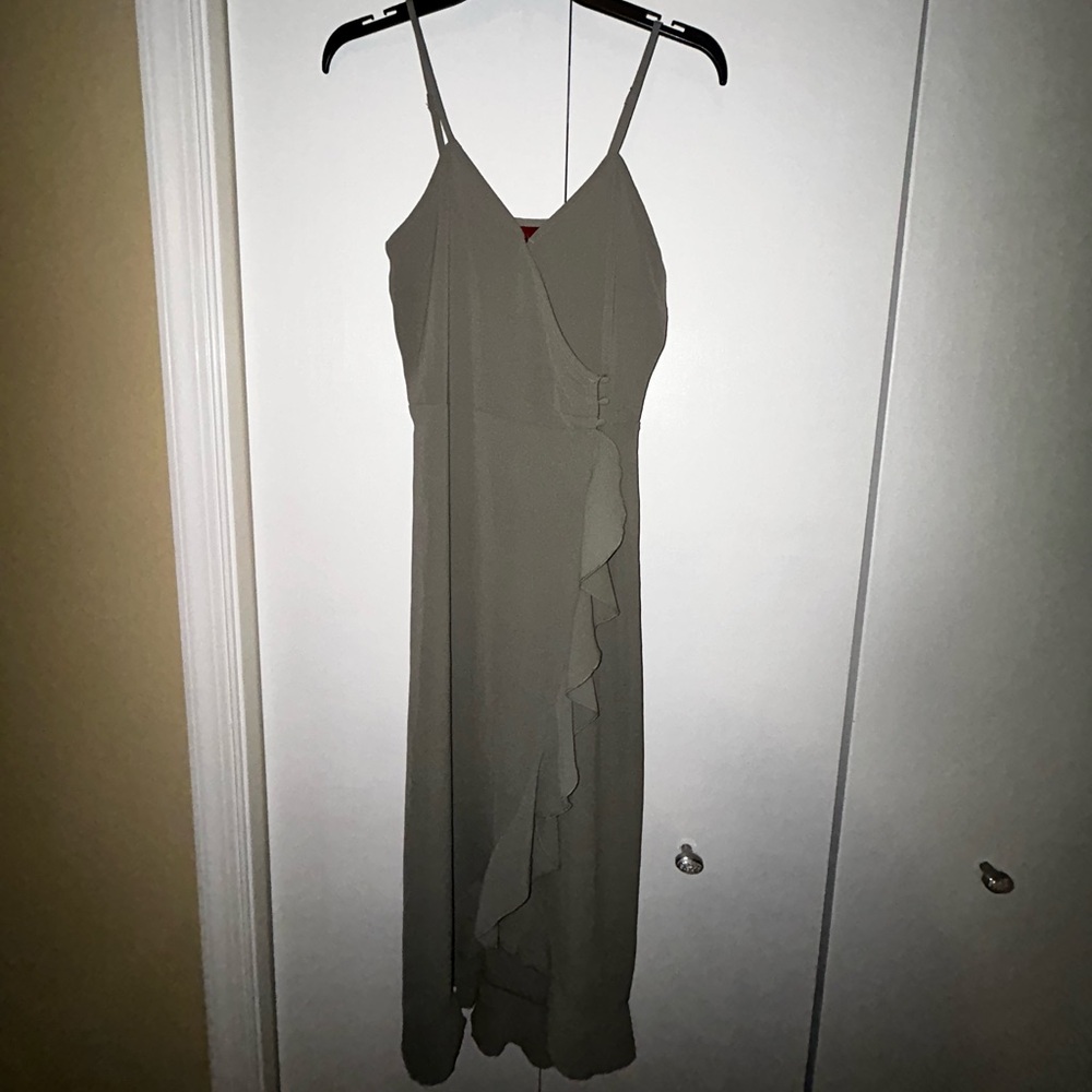 Jennifer Lopez Green Wrap Dress